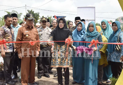  Resmikan PAUD Permata Hati Pelangiran, Ini Harapan Bunda PAUD Inhil Zulaikhah